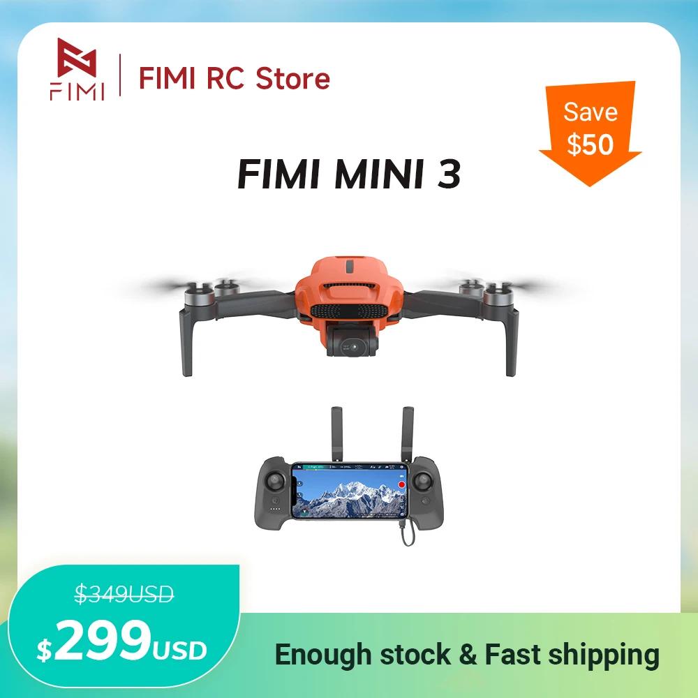 FIMI MINI 3 카메라 드론 4K 60fps 9km 거리 3축 짐벌 249g 초경량 디자인 AI 슈퍼 나이트 비디오 스마트 트래킹